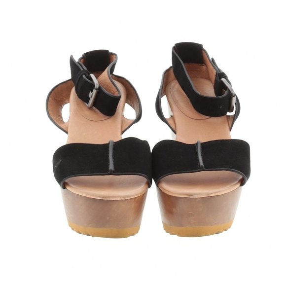 Madewell Black Buckle Wedges - Picture 3 of 6